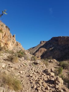 hiking trail from casa sol y luz